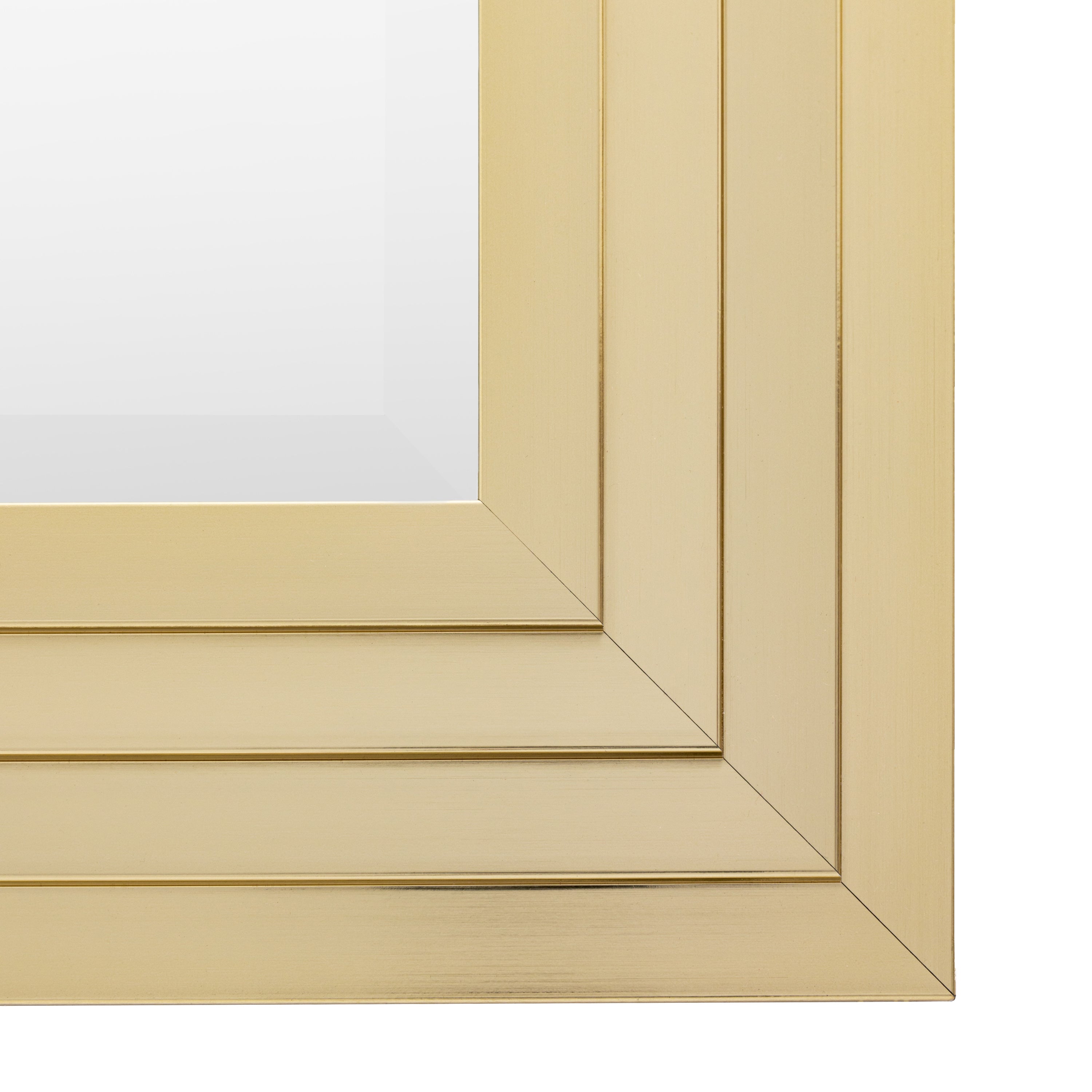 Rubin Gold Rectangle Wall Mirror